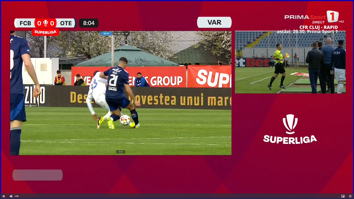 Aldair, eliminat în FC Botoșani - Oțelul