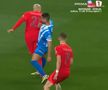 Faultul lui Vladimir Screciu asupra lui Vlad Chiricheș, în Craiova - FCSB 0-0