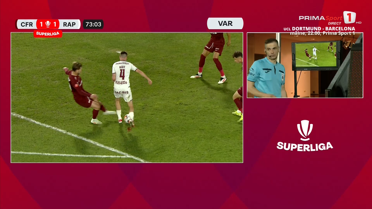 Fază halucinantă în CFR Cluj - Rapid