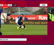 Aldair, eliminat în FC Botoșani - Oțelul, foto: captură Prima Sport
