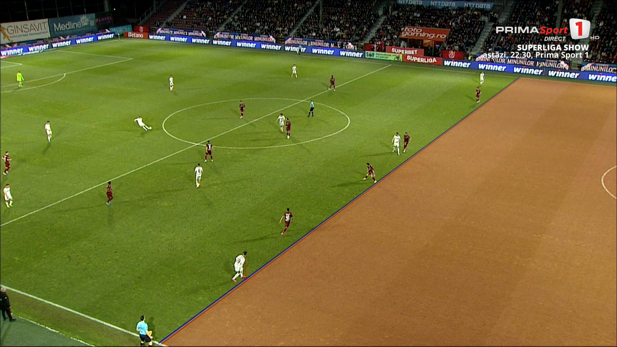 Fază halucinantă în CFR Cluj - Rapid