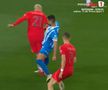 Faultul lui Vladimir Screciu asupra lui Vlad Chiricheș, în Craiova - FCSB 0-0