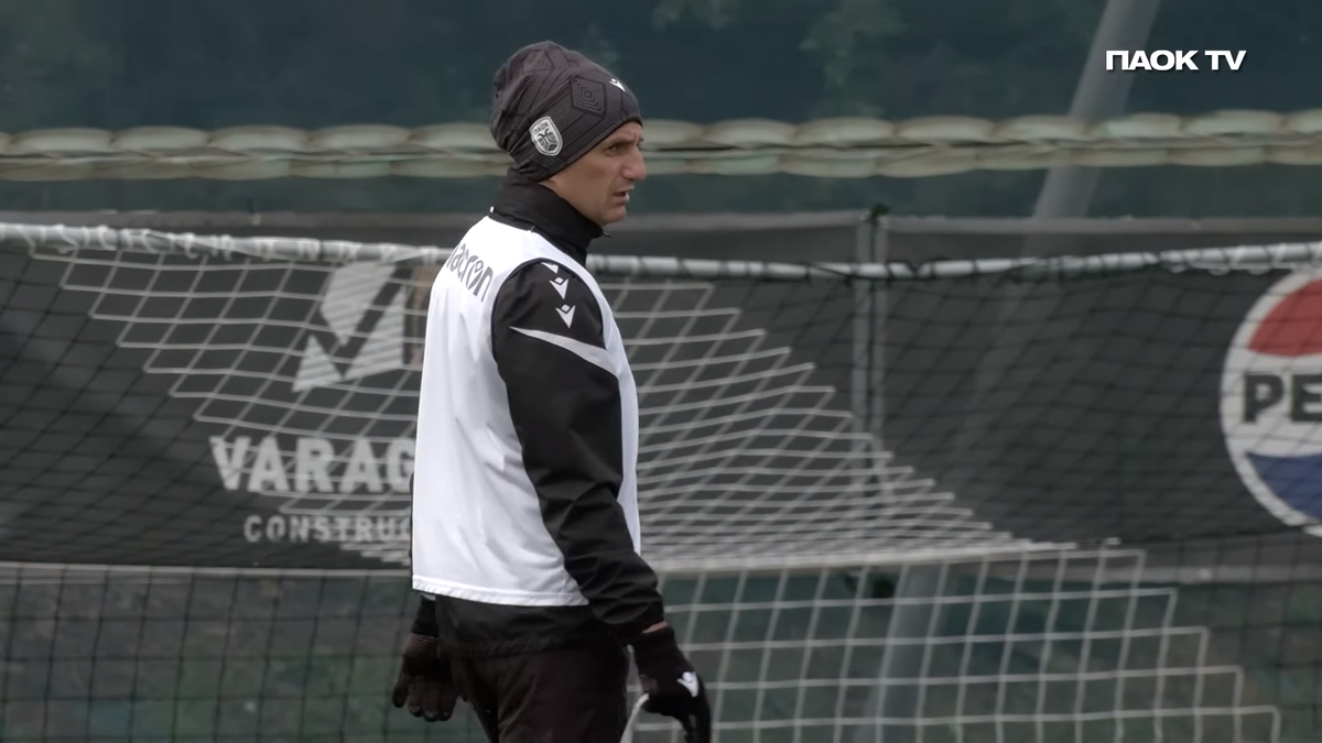 Emoție pură » Imagini de la antrenamentul lui Răzvan Lucescu: cum l-au primit fotbaliștii lui PAOK