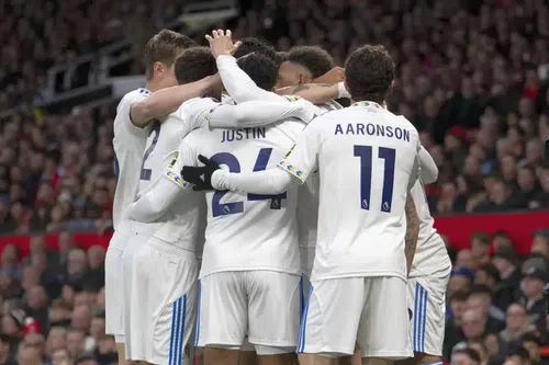Leeds a învins-o pe Manchester United pe „Old Trafford” // foto: Imago Images