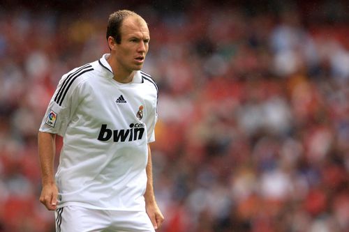 Arjen Robben a jucat pentru Real Madrid între 2007 și 2009