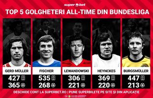 Top 5 golgheteri all-time din Bundesliga