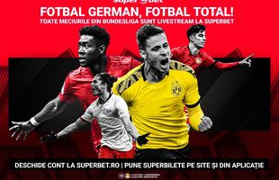 Bundesliga: fotbal total și super cote speciale