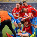 Bogdan Planic (al doilea din stânga) evoluează la FCSB din 2017