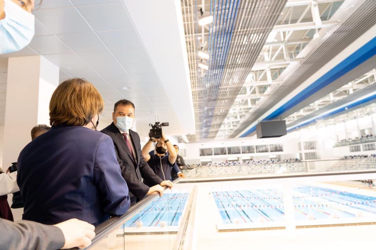 Inaugurare Complex Olimpic de Natație Otopeni / FOTO: Facebook @MinisterulLucrarilorPublice