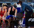 Simona Halep s-a accidentat în timpul partidei cu Kerber de la Roma. FOTO: Jimmie48 Tennis Photography