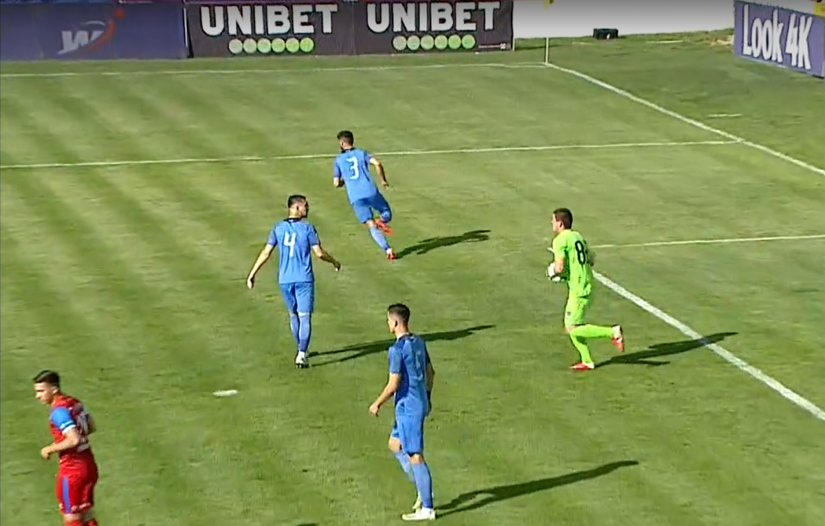 Autogol de cascadorii râsului în Academica Clinceni - FC Botoșani
