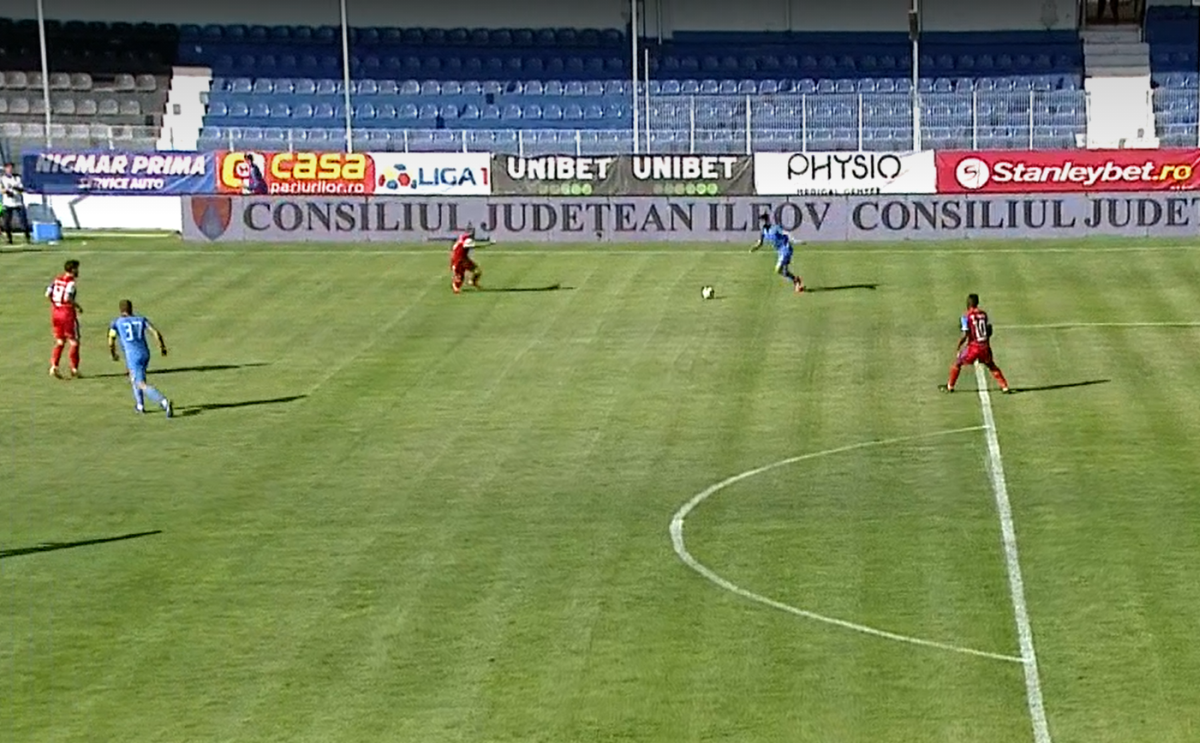 Autogol de la 20 de metri în Clinceni - Botoșani! Fază de cascadorii râsului