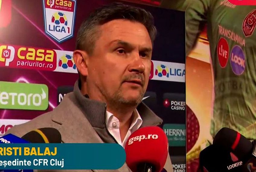Cristi Balaj, președintele lui CFR Cluj