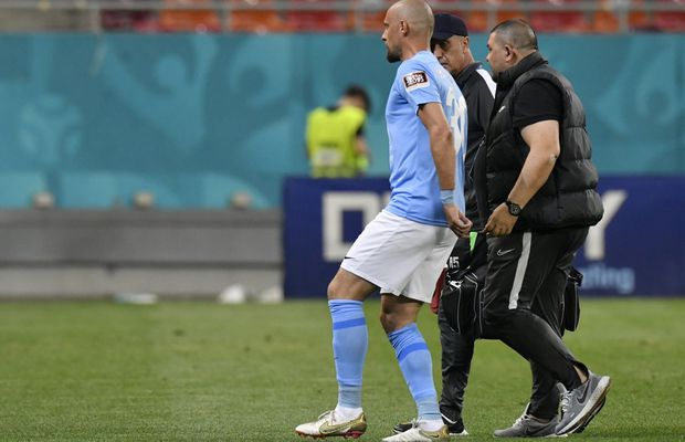 Doi titulari s-au „rupt” în prima repriză din FC Voluntari - FCSB!