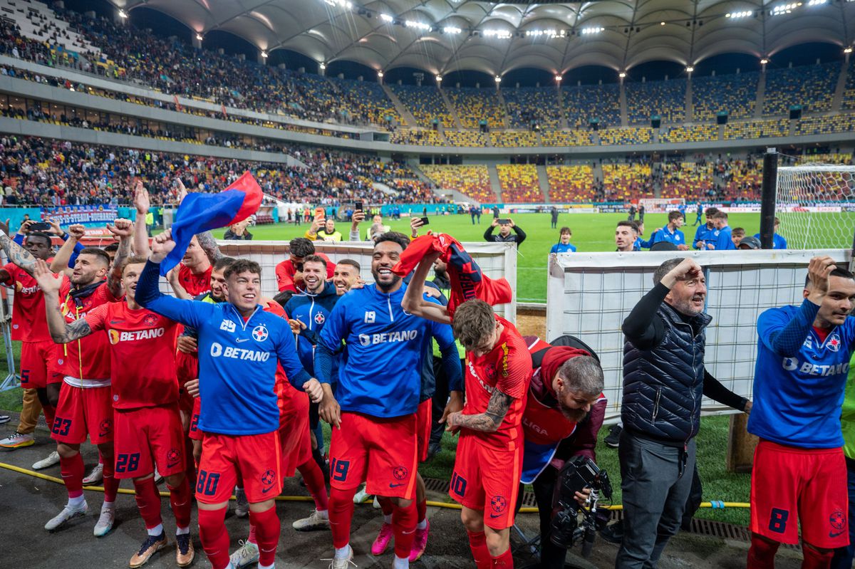 Imagini incredibile pe Arena Națională » Momentul serii la FCSB - CFR: 42.000 de oameni la unison!