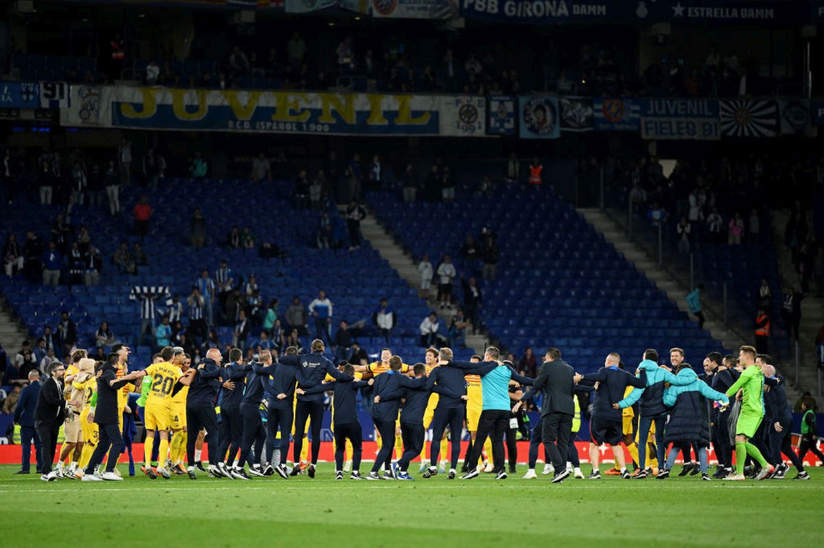 Espanyol - Barcelona 2-4 » Trupa de pe Camp Nou câștigă pe terenul rivalei și este noua campioană din La Liga!