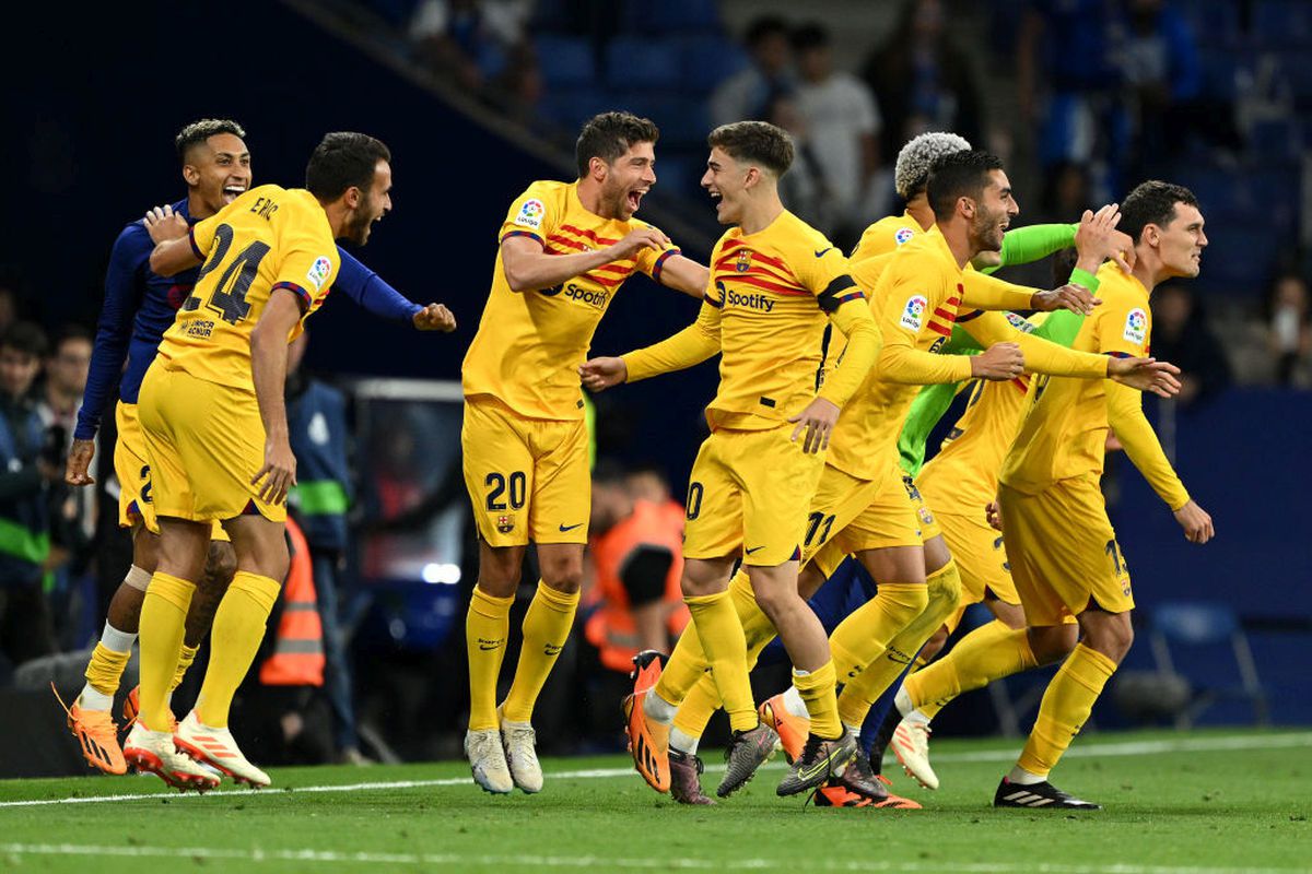 Espanyol - Barcelona 2-4 » Trupa de pe Camp Nou câștigă pe terenul rivalei și este noua campioană din La Liga!