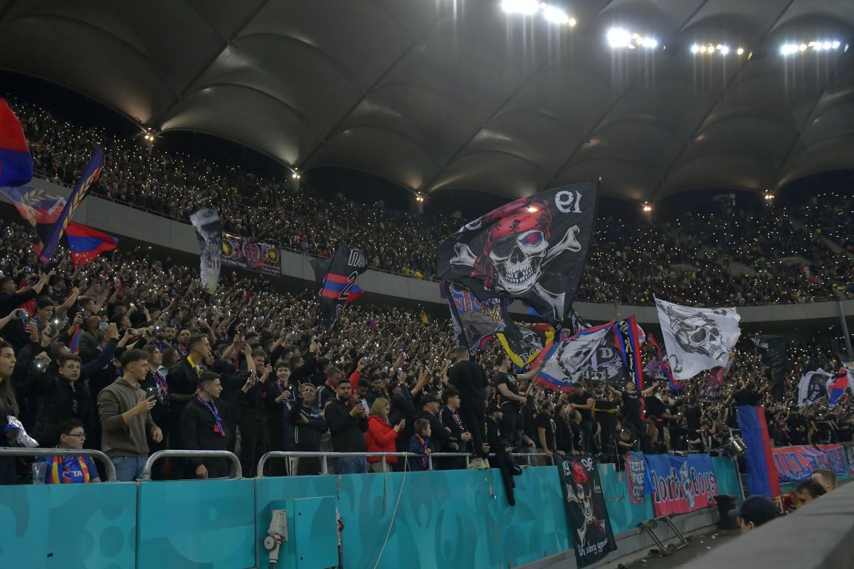 Imagini incredibile pe Arena Națională » Momentul serii la FCSB - CFR: 42.000 de oameni la unison!