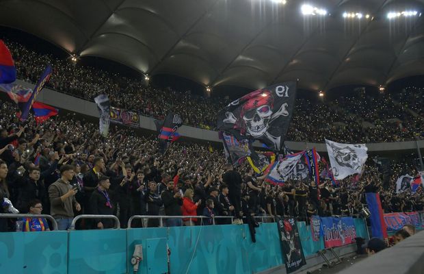 Imagini incredibile pe Arena Națională » Momentul serii la FCSB - CFR: 42.000 de oameni la unison!