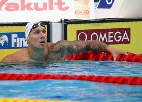 Caeleb Dressel a înotat într-un concurs după aproape un an de absență, dar nu a dat declarații