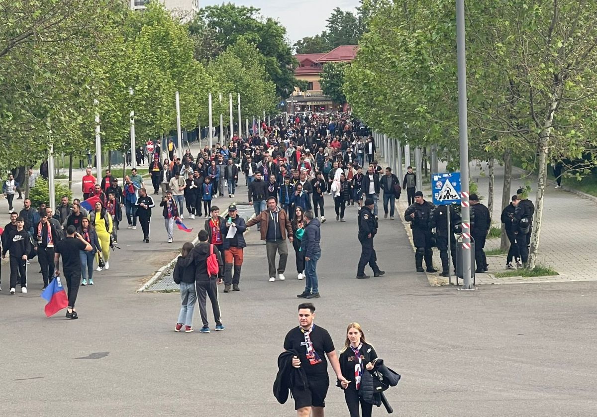 Atmosferă FCSB - CFR Cluj, 14 mai 2023