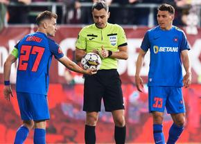 În pericol! Doi jucători esențiali de la FCSB sunt în pragul suspendării și pot rata marele meci de etapa viitoare