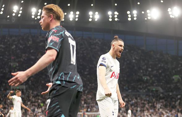 Tottenham - Manchester City 0-2 » Guardiola are o mână pe trofeu! Ortega și Haaland netezesc marșul spre titlu, într-o seară pozitivă pentru Radu Drăgușin