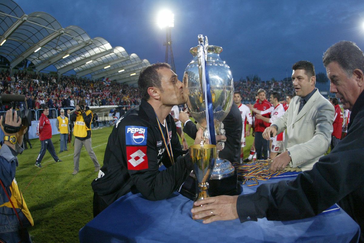 Oțelul Galați - imagini de la finala Cupei din 2004, pierdută în fața lui Dinamo în Cotroceni