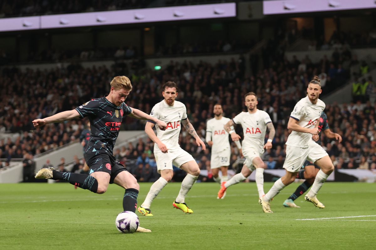 Tottenham - Manchester City 0-2 » Guardiola are o mână pe trofeu! Ortega și Haaland netezesc marșul spre titlu, într-o seară pozitivă pentru Radu Drăgușin