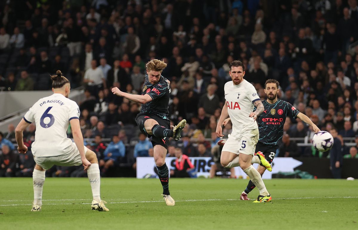 Tottenham - Manchester City 0-2 » Guardiola are o mână pe trofeu! Ortega și Haaland netezesc marșul spre titlu, într-o seară pozitivă pentru Radu Drăgușin