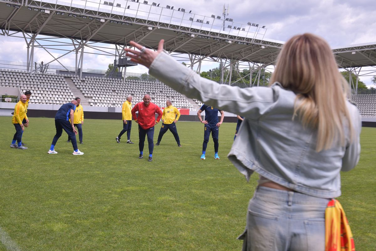 Loredana Groza, prezentă la antrenamentul Generației de Aur. 14.05.2024