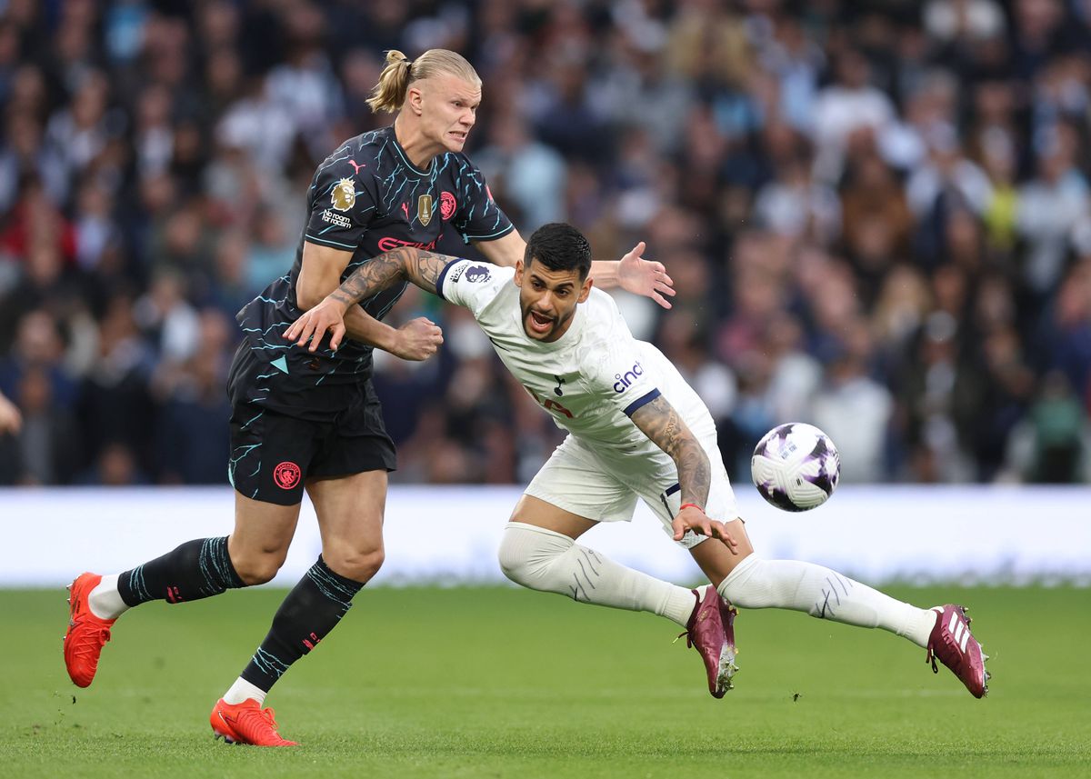 Tottenham - Manchester City 0-2 » Guardiola are o mână pe trofeu! Ortega și Haaland netezesc marșul spre titlu, într-o seară pozitivă pentru Radu Drăgușin