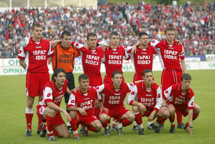 Oțelul - Dinamo, finala Cupei din 2004 / Sursă foto: Arhivă Gazeta Sporturilor