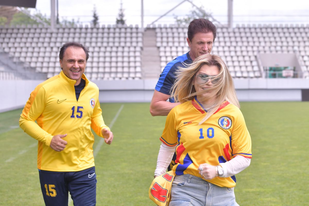 Florin Prunea s-a antrenat azi cu Generația de Aur pe Arcul de Triumf și le dă un sfat dinamoviștilor, înainte de baraj