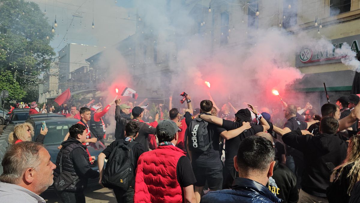 Imagini înainte de CFR - Hermannstadt, finala Cupei României