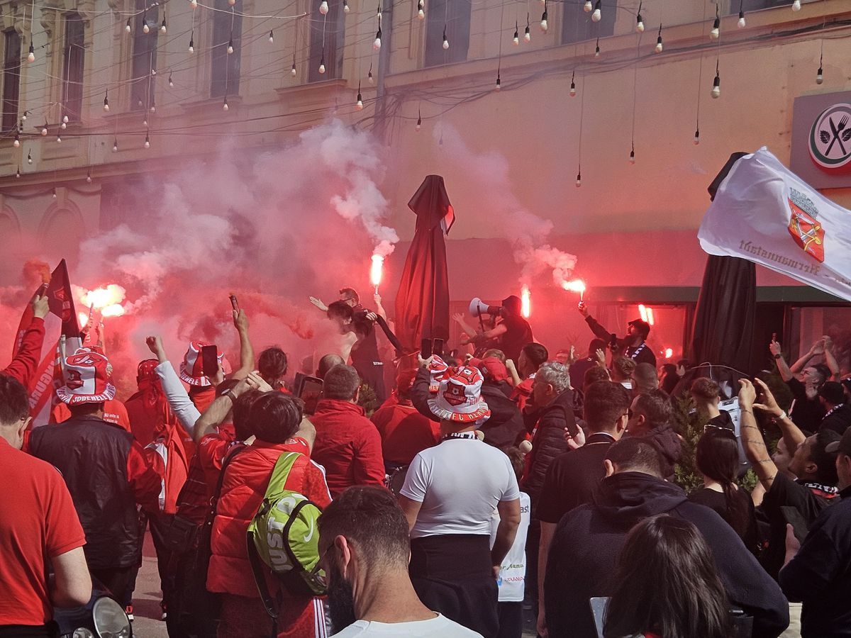 Imagini înainte de CFR - Hermannstadt, finala Cupei României