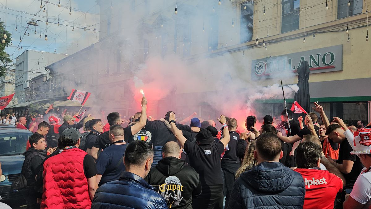 Imagini înainte de CFR - Hermannstadt, finala Cupei României