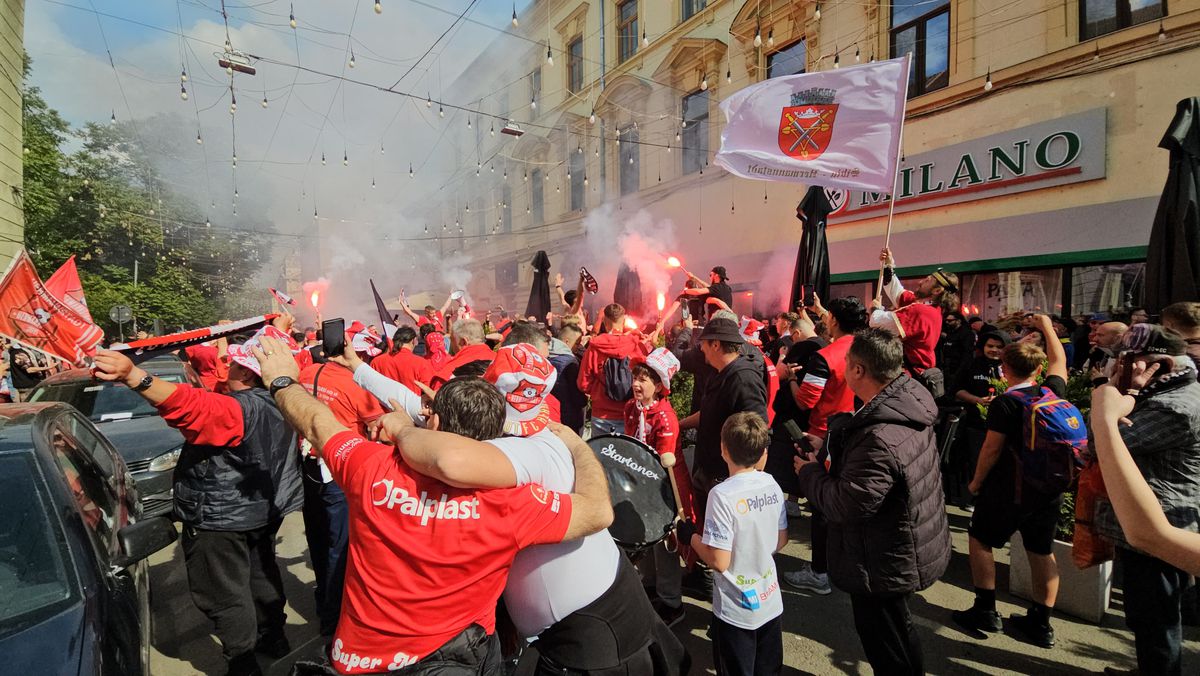 Imagini înainte de CFR - Hermannstadt, finala Cupei României