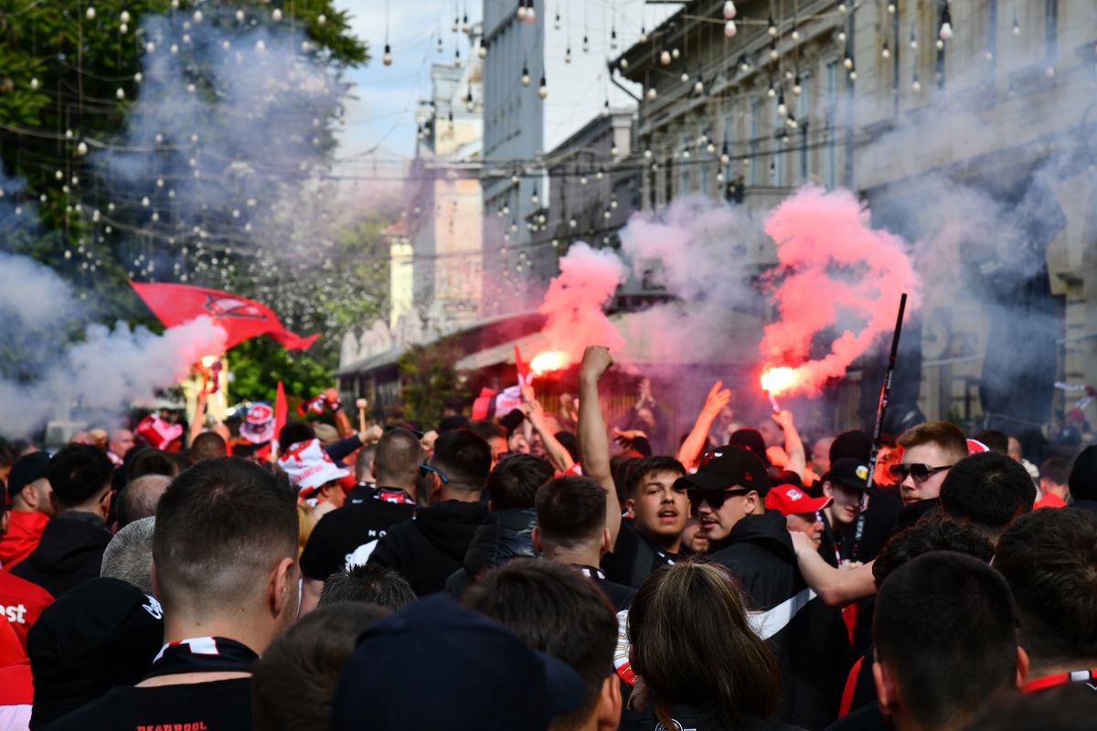 Imagini înainte de CFR - Hermannstadt, finala Cupei României