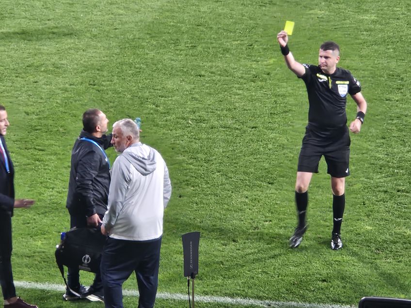 Dan Petrescu a văzut cartonașul galben și la finala Cupei