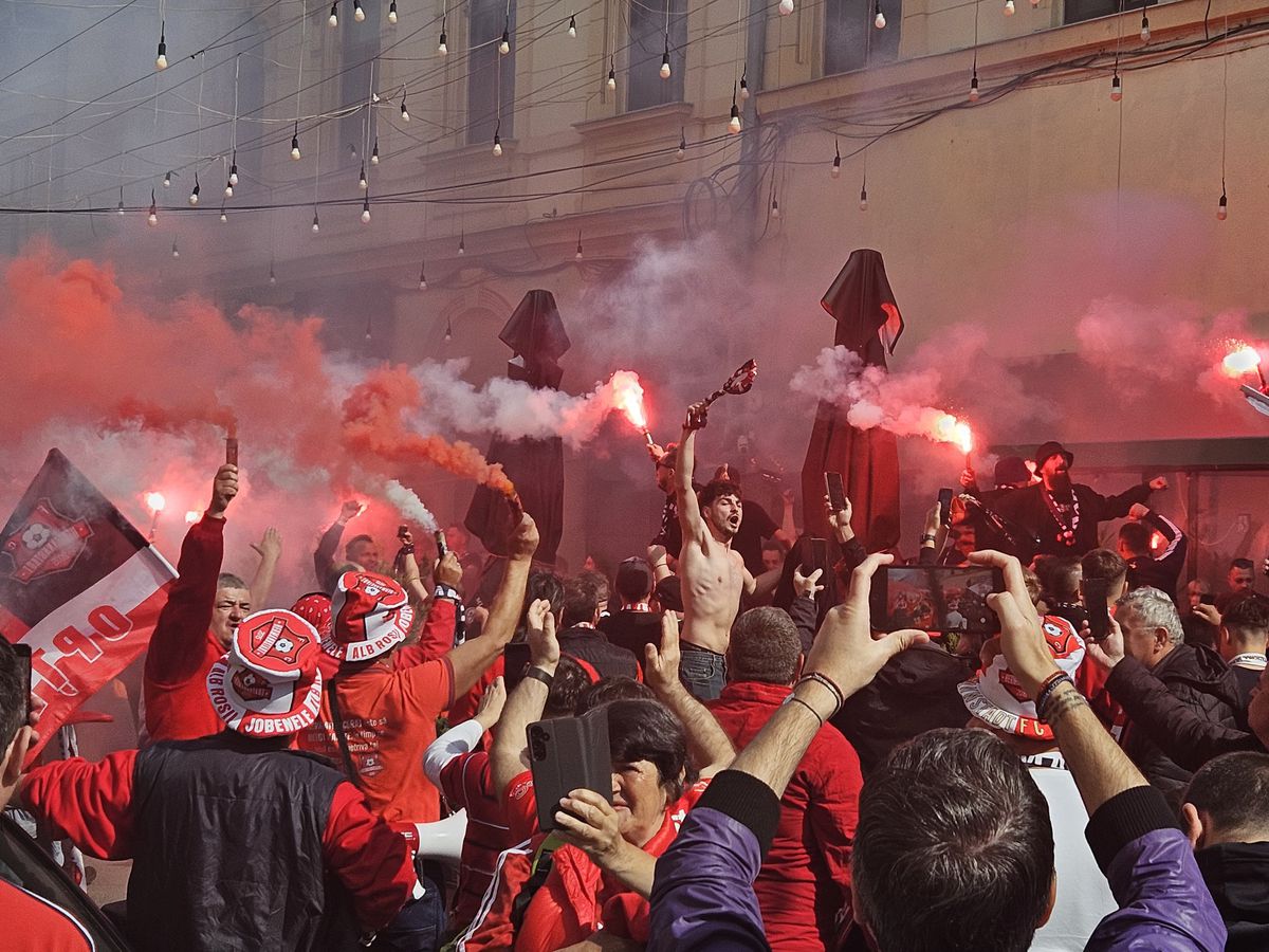 Imagini înainte de CFR - Hermannstadt, finala Cupei României