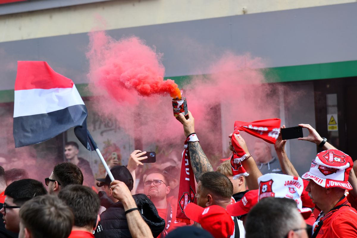 Imagini înainte de CFR - Hermannstadt, finala Cupei României