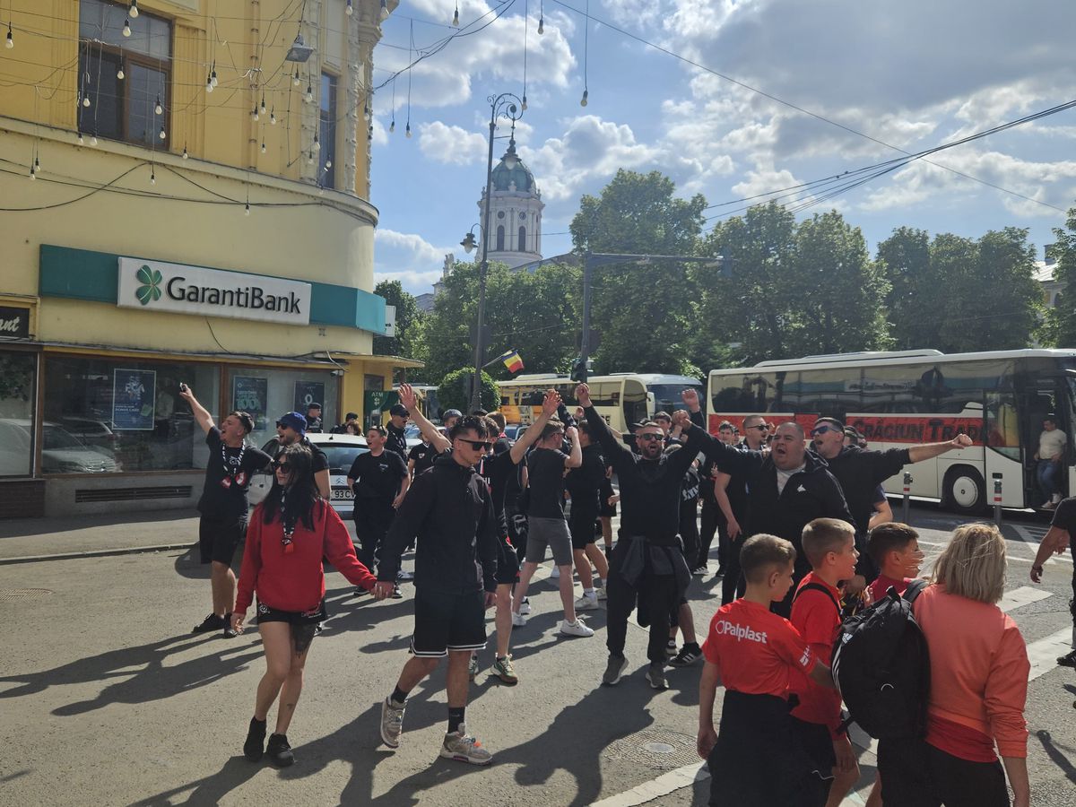 Imagini înainte de CFR - Hermannstadt, finala Cupei României
