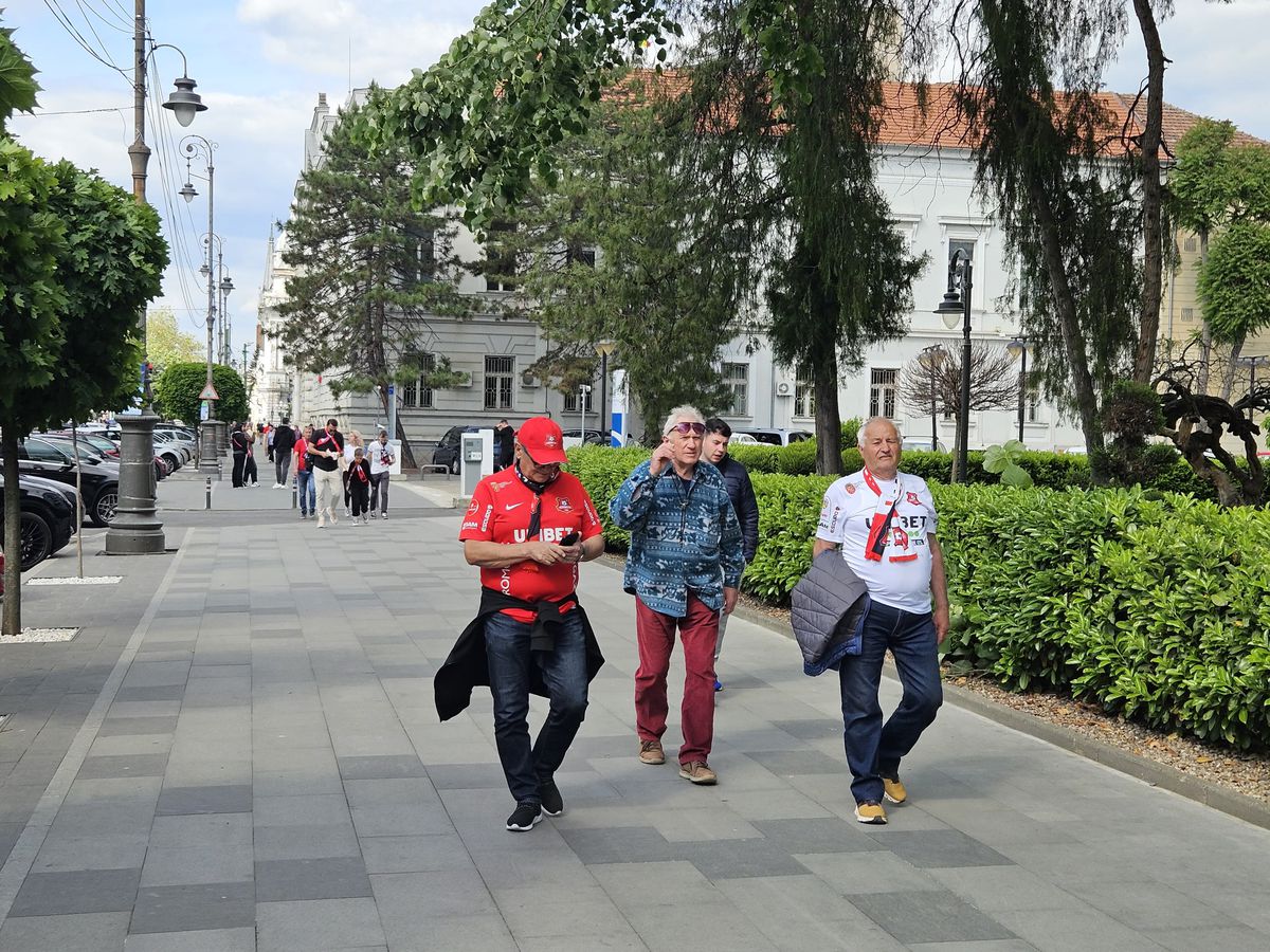 Imagini înainte de CFR - Hermannstadt, finala Cupei României