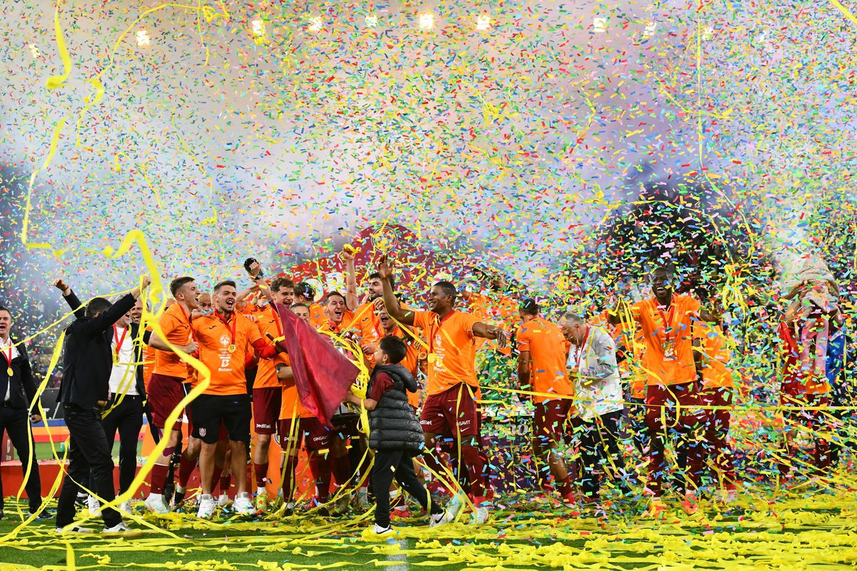 CFR Cluj - Hermannstadt, finala Cupei României 2025, imagini din meci