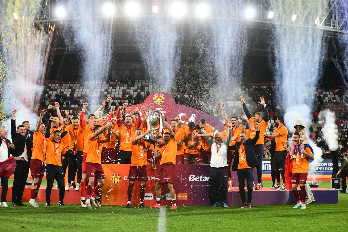 CFR Cluj - Hermannstadt, finala Cupei României 2025, imagini din meci