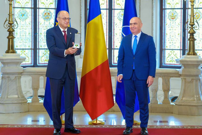 VIDEO + FOTO Dan Șucu a primit distincția din partea președintelui interimar Ilie Bolojan, la Palatul Cotroceni: „N-am fi ajuns aici fără ea”