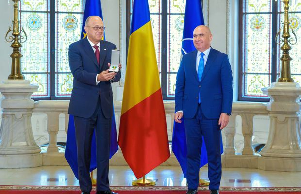 Dan Șucu a primit distincția din partea președintelui interimar Ilie Bolojan, la Palatul Cotroceni: „N-am fi ajuns aici fără ea”