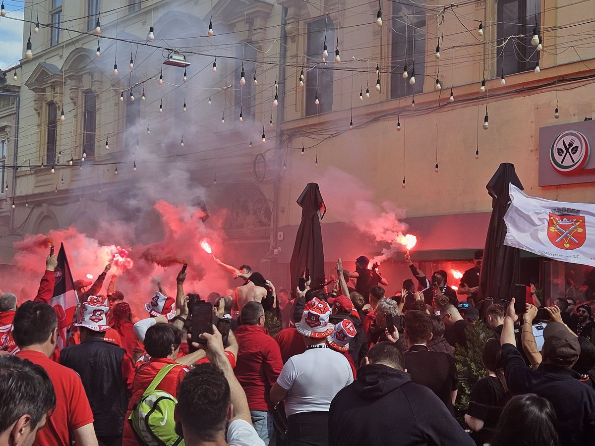 Imagini înainte de CFR - Hermannstadt, finala Cupei României