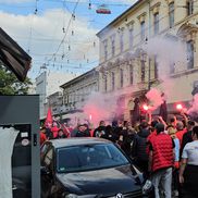 Atmosferă de zile mari înainte de CFR Cluj - Hermannstadt. Foto: Eduard Apostol & Remus Dinu (GSP.RO)